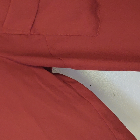 Apt.9 Burnt Orange Red Button up Long sleeve Dress Career Blouse sz S women's - Picture 9 of 14